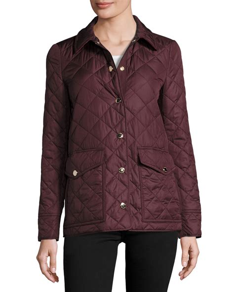 burberry westbridge quilted jacket crimson|Burberry Westbridge Quilted Jacket .